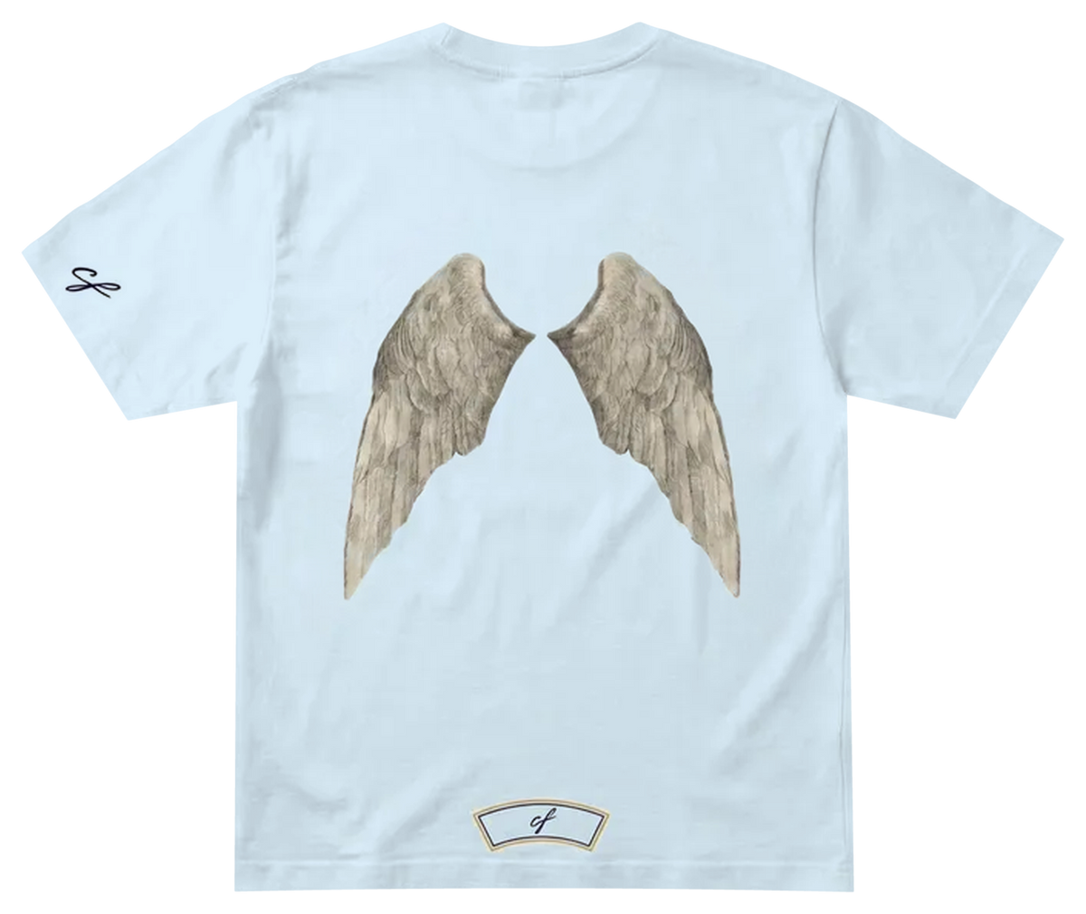 'WINGS' GRAPHIC TEE - BABY BLUE – CIRCOLO FORTUNA