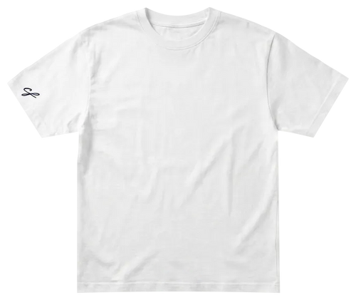 'WINGS' graphic tee in white, front